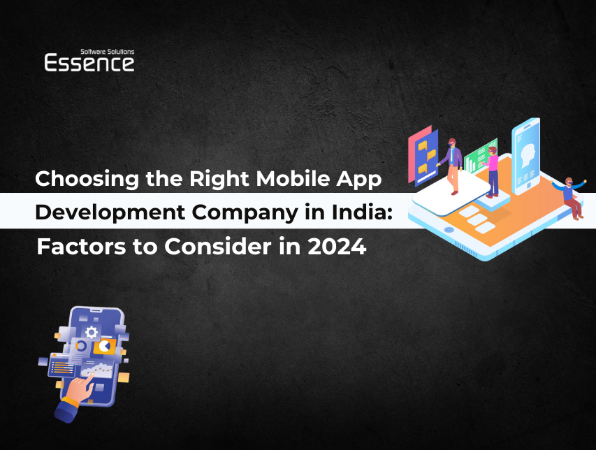 an image representing Mobile App Development Company in India: Factors to Consider in 2024