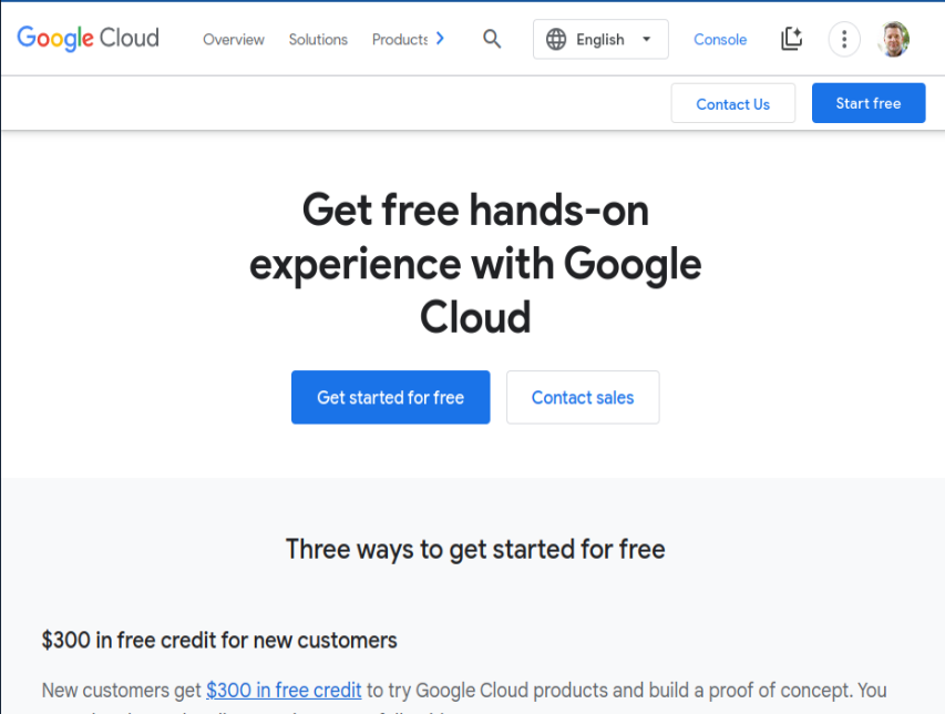 an image represnting Google Cloud Platform