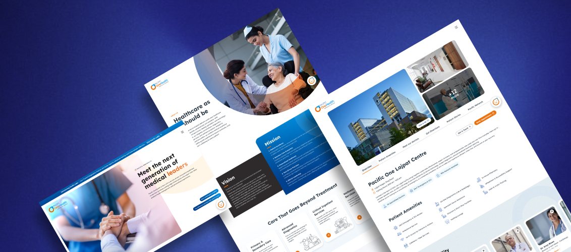 Custom Healthcare Website Development for Pacific OneHealth